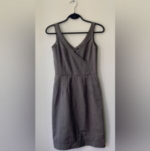 Hugo Boss Elegant Gray Sleeveless Dress